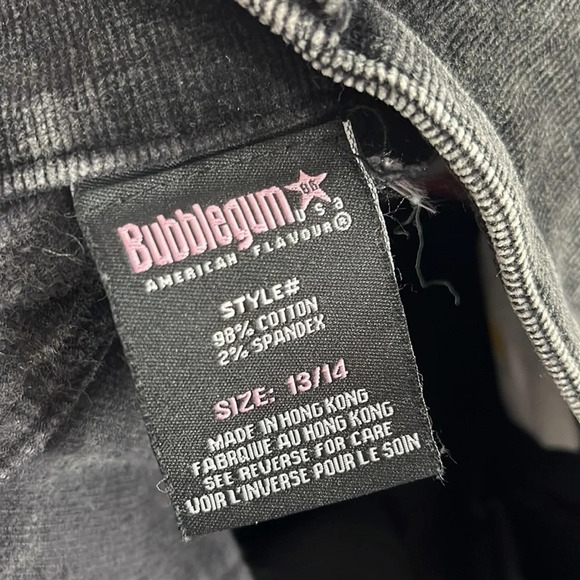 Y2K bubblegum acid wash cord out jeans size 13/14 - Picture 5 of 5